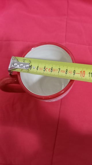 Tazza mug natalizia rossa e bianca