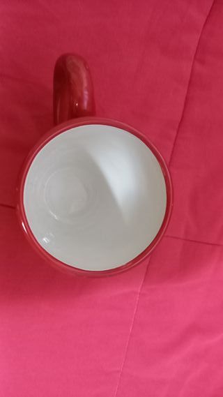 Tazza mug natalizia rossa e bianca