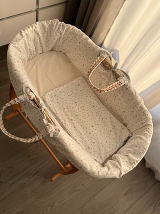 Moisés Cuco Bebé Mimbre