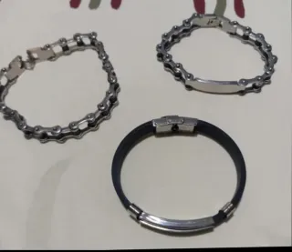 Lote 3 Pulseras Hombre
