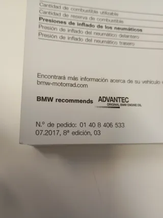 Manual Instrucciones BMW R 1200 GS Adventure