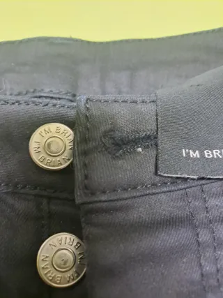 Pantaloni I'M BRIAN neri strappati