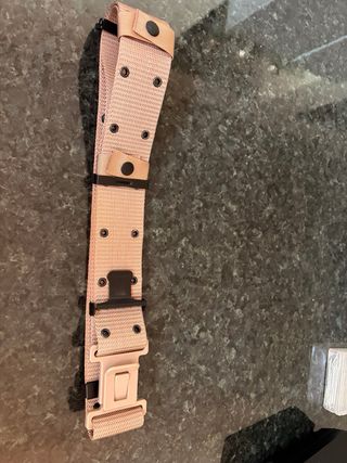 Cinturone Militare Regolabile Cachi Nuovo