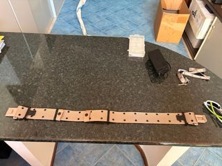 Cinturone Militare Regolabile Cachi Nuovo