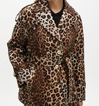 Chaqueta Trench Lola Casademunt Animal Print