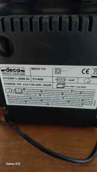 Caricabatterie Deca MACH 113 12V