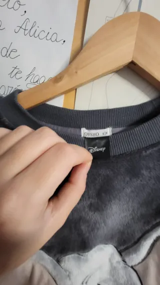 Parte de arriba pijama Oysho Disney gris M