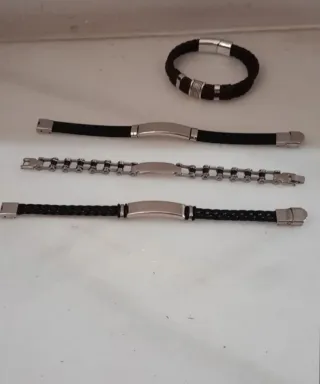 Lote 4 Pulseras Hombre