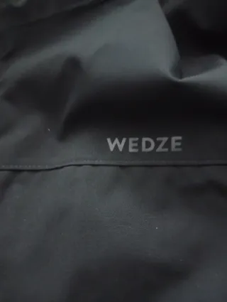 Giubbotto da sci nero con cappuccio