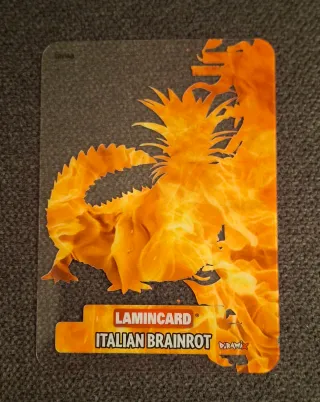Lamincard Italian Brainrot Croco Ananasino