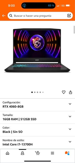 MSI Katana 15 Gaming Laptop
