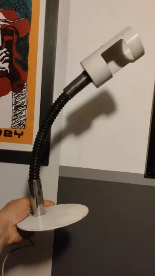 Lampada anni '70 design metallo plastica