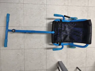 Patinete Kart Roller con Asiento Azul con caja