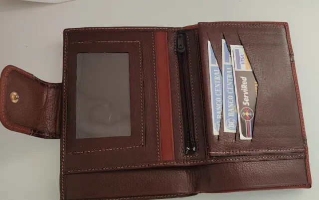 Cartera Billetera Piel Mujer Mezer