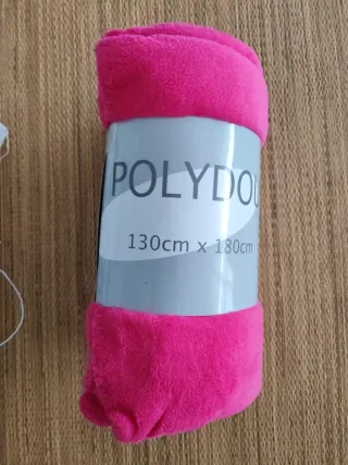 Manta fucsia polar 130x180cm
