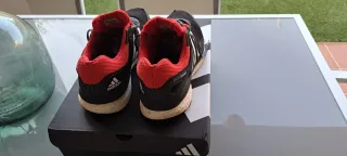 Adidas Boost Glide Zapatillas Negras Rojas