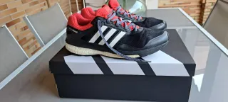 Adidas Boost Glide Zapatillas Negras Rojas