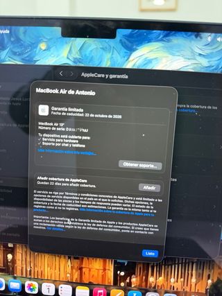MacBook Air M4 13 256GB Azul. Reestrena (5 ciclos)