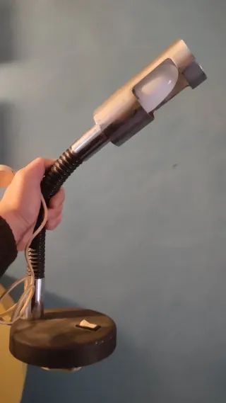 Lampada anni '70 design flessibile