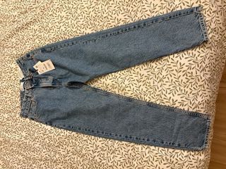 Jeans Mom Fit Azules