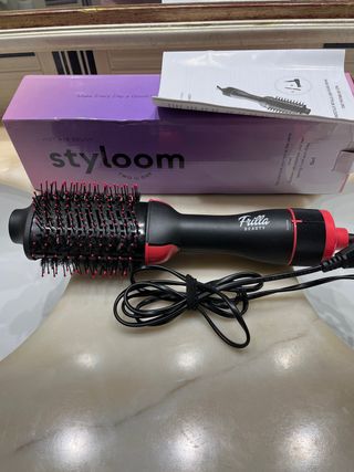 Cepillo Secador Styloom 2 en 1 Negro/Rojo