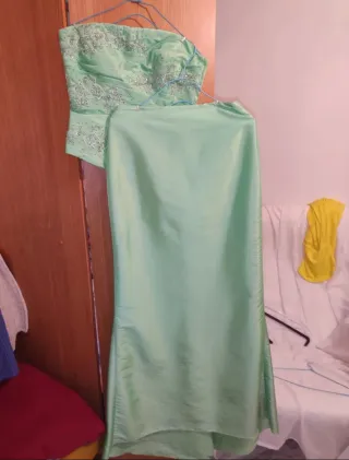 Vestido corte romántico rosa