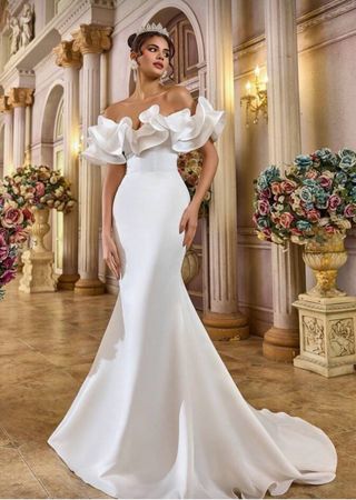 Vestido de Novia Satén Sirena
