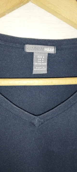 Jersey H&M azul hombre