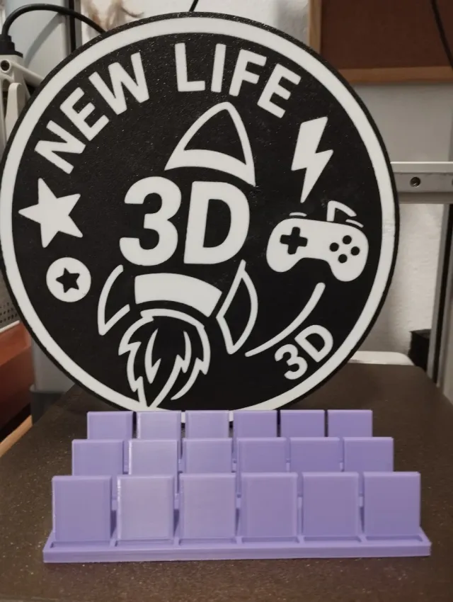 Expositor 18 juegos Switch 3D impreso