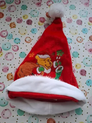 Gorro Papá Noel Bebé Winnie Pooh