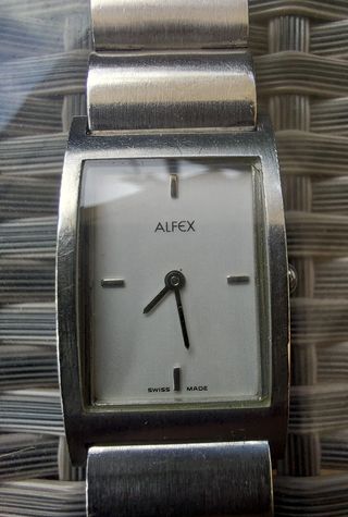 Reloj vintage mujer Alfex 5301-R acero inoxidable