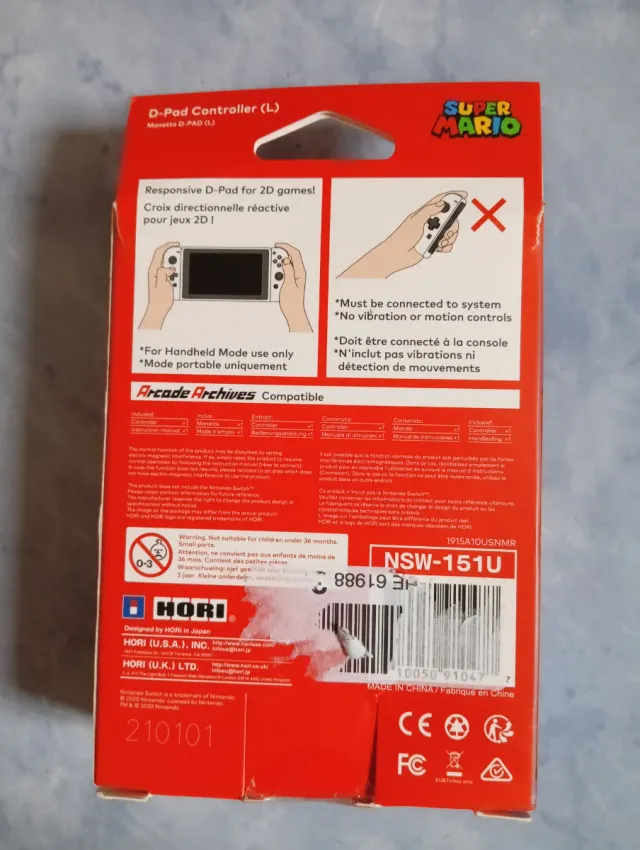 Joy-Con Nintendo switch Edición Mario