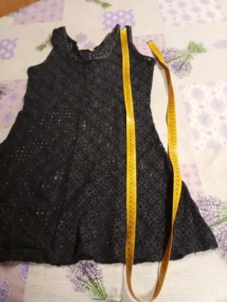 Vestido Lencero Negro  S