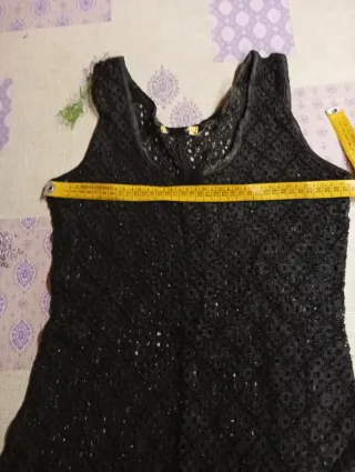 Vestido Lencero Negro  S