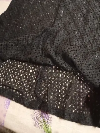 Vestido Lencero Negro  S