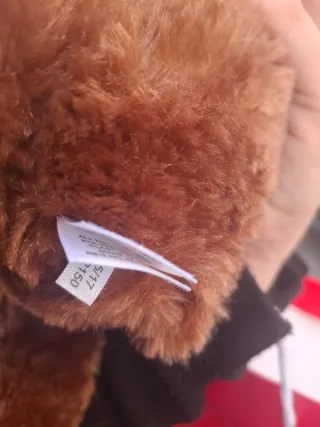 Peluche Teddy M&M World 2016 con cappello e sciarp