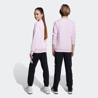 Chándal Niños Negro Rosa Algodón