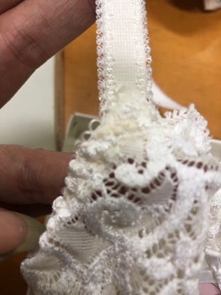 Sujetador Zinelli 80B Blanco Encaje Nuevo