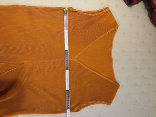 Blusa Zara Talla M/L mostaza Plisada