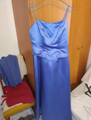 Vestido de fiesta azul