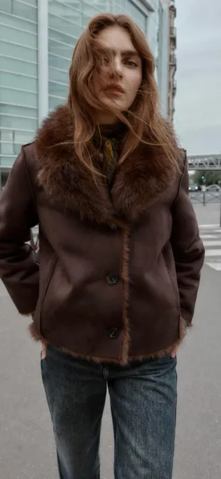 Cazadora reversible doble faz viral ZARA