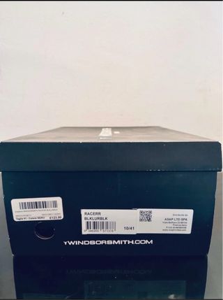 Scarpe Windsor Smith Nere Glitter Donna 41