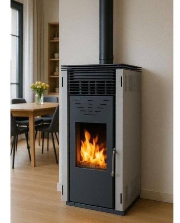 Estufa de Pellets Nueva CERO 10 kW ESA67085GRA