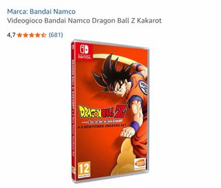 Videogioco Nintendo Switch Dragon Ball Z Kakarot