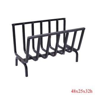Brucialegna Metallo Nero 48x25x32h