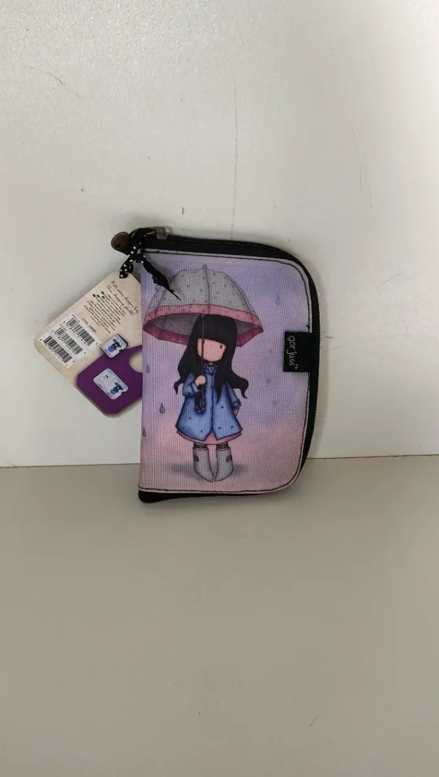 Borsa Gorjuss Santoro con bambina e ombrello