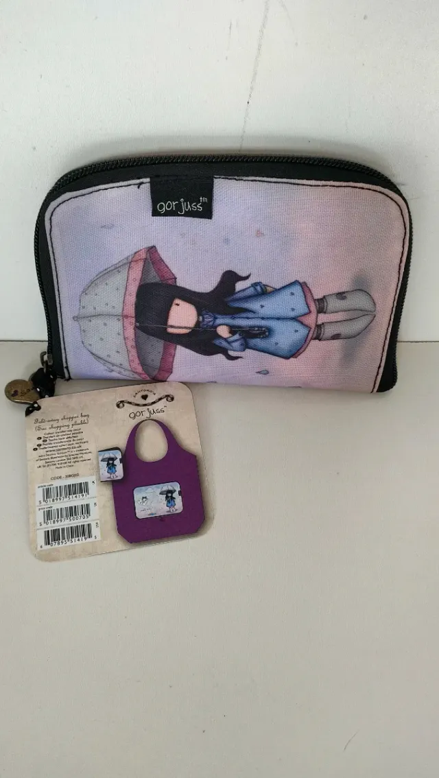 Borsa Gorjuss Santoro con bambina e ombrello