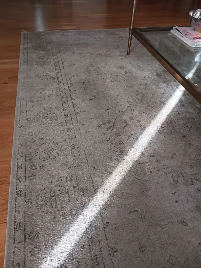 Alfombra Zara Home Pelo Corto GRIs 160×230