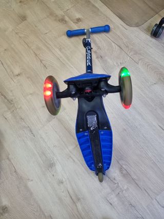 Patinete Globber 3 ruedas azul