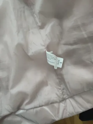 Cazadora rosa con brillo talla S. Tb para M